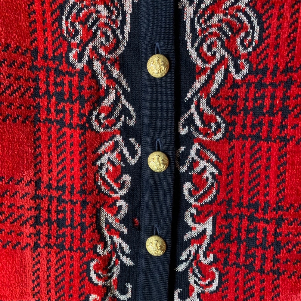 Escada plaid cardigan - Picture 2 of 8
